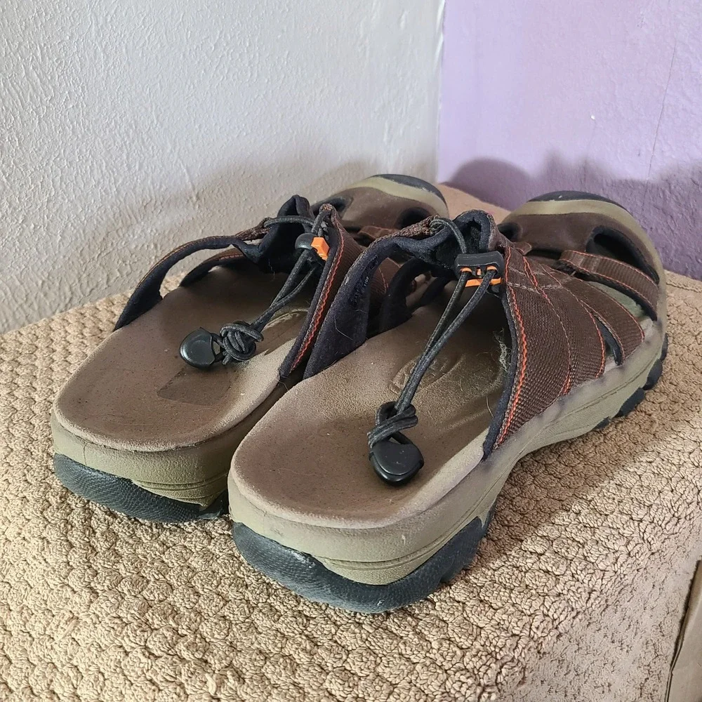 KEEN Newport Ormond Slide Sandals Mens 11.5 Brown Waterproof Hiking Outdoor Lug